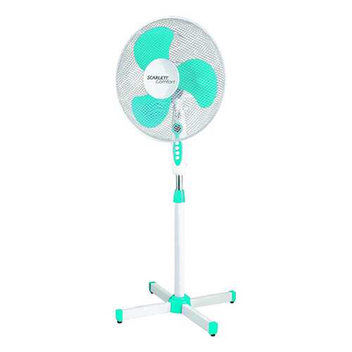 Вентилятор напольный Scarlett SC-SF111B12 white/blue в Ноу-Хау