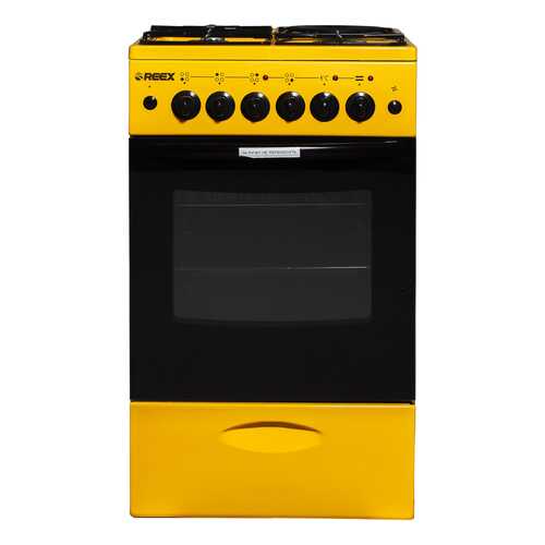 Комбинированная плита Reex CGE-531 ecYe Yellow в Ноу-Хау