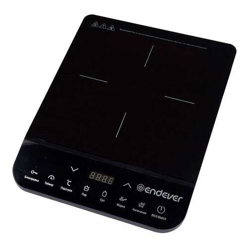 Настольная электрическая плитка Endever Skyline IP-24 Black в Ноу-Хау