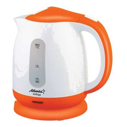 Чайник электрический Atlanta ATH-2371 White/Orange в Ноу-Хау