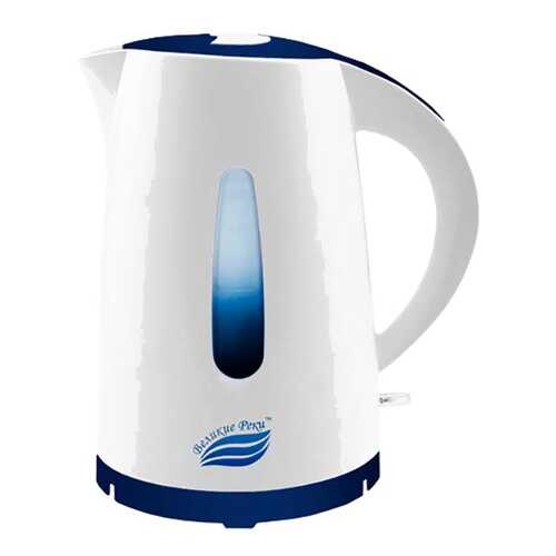 Чайник электрический Великие Реки Томь-1 White/Blue в Ноу-Хау