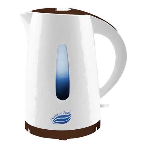 Чайник электрический Великие Реки Томь-1 White/Brown в Ноу-Хау