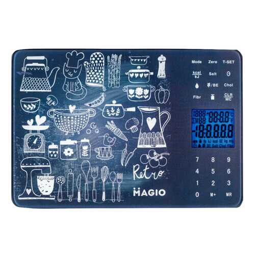 Весы кухонные Magio MG-692 Dark/Blue в Ноу-Хау
