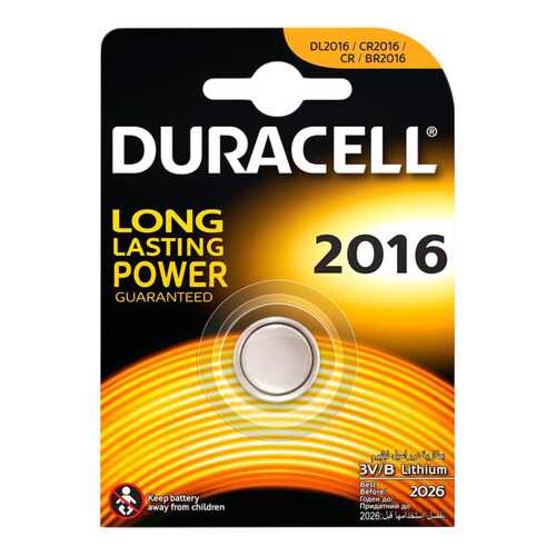 Батарейка Duracell 2016 1 шт в Ноу-Хау