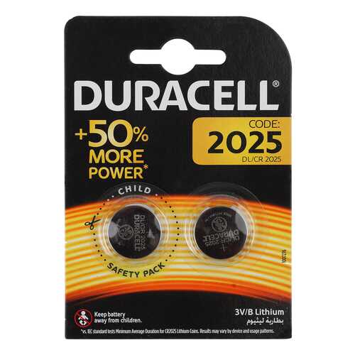 Батарейка Duracell CR2025-2BL 2 шт в Ноу-Хау