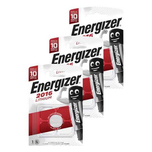 Батарейка Energizer Lithium CR2016 1шт (3 упаковки) в Ноу-Хау