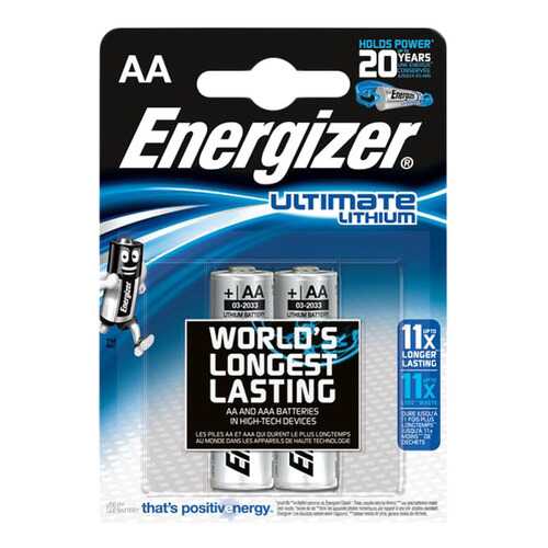 Батарейка Energizer Ultimate lithium AA FSB2 2 шт в Ноу-Хау