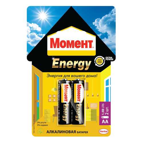 Батарейка Момент Energy 2098780 2 шт в Ноу-Хау
