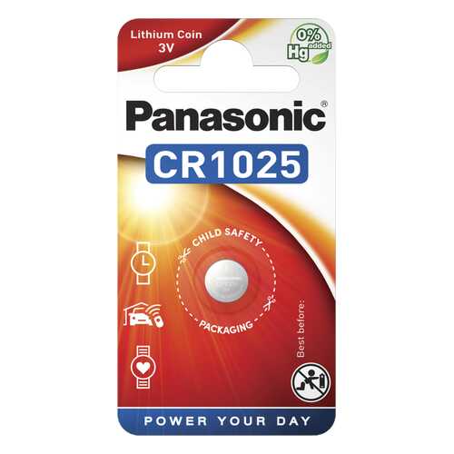 Батарейка Panasonic CR-1025EL/1B 1 шт в Ноу-Хау