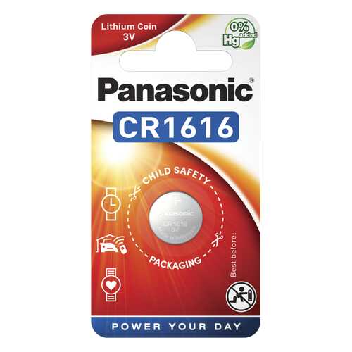 Батарейка Panasonic CR-1616EL/1B 1 шт в Ноу-Хау