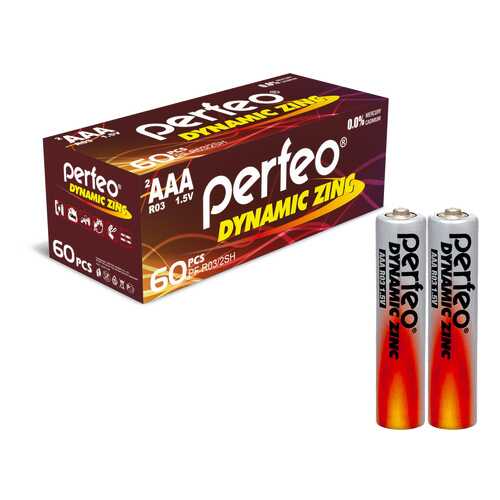 Батарейка Perfeo R03/2SH Dynamic Zinc 60 шт в Ноу-Хау