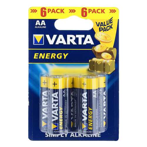 Батарейка щелочные Varta Energy AA LR6 6 шт в Ноу-Хау