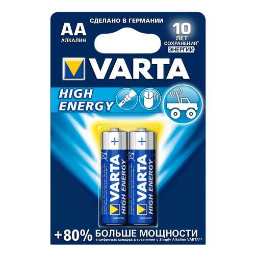 Батарейка Varta High Energy LR6-2BL 2 шт в Ноу-Хау