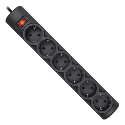 Сетевой фильтр Defender DFS151, 6 розеток, 1,8 м, Black в Ноу-Хау