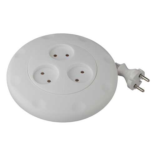 Удлинитель ЭРА UR-3-3m-W, 3 розетки, 3 м, White в Ноу-Хау