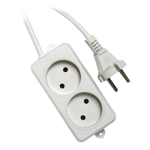 Удлинитель Гарнизон EL-NL2-W-2, 2 розетки, 2 м, White в Ноу-Хау