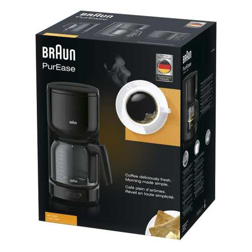 Кофеварка капельного типа Braun KF 3120 Black в Ноу-Хау
