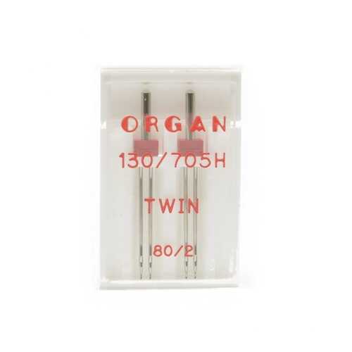 Иглы Organ двойные №80/2 для БШМ упак,2 игла в Ноу-Хау