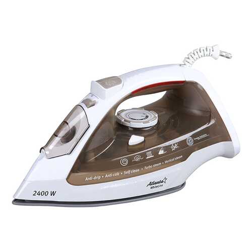 Утюг Atlanta ATH-5538 White/Brown в Ноу-Хау