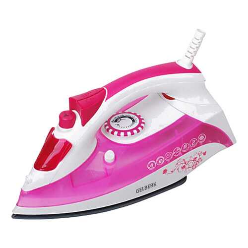 Утюг Gelberk GL-707 White/Pink в Ноу-Хау