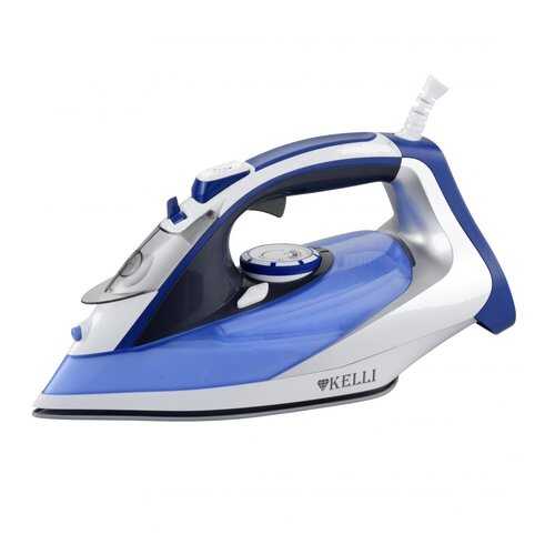 Утюг KELLI KL-1638 White/Blue в Ноу-Хау