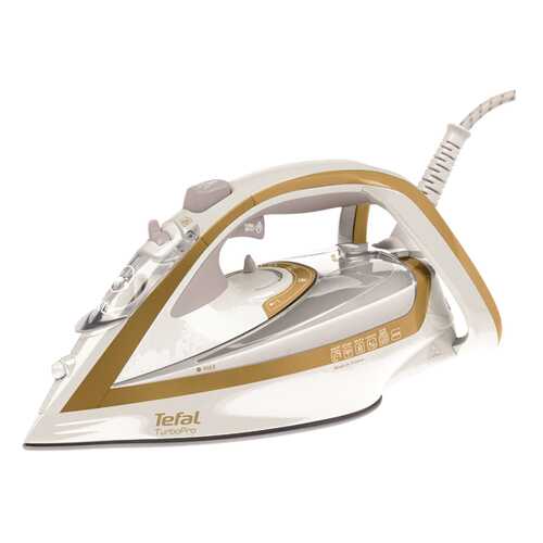Утюг Tefal Turbo Pro FV5654E0 White/Gold в Ноу-Хау