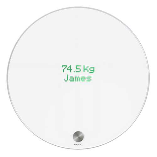 Весы напольные Qardio QardioBase Wireless Smart Scale B100-IOW White в Ноу-Хау