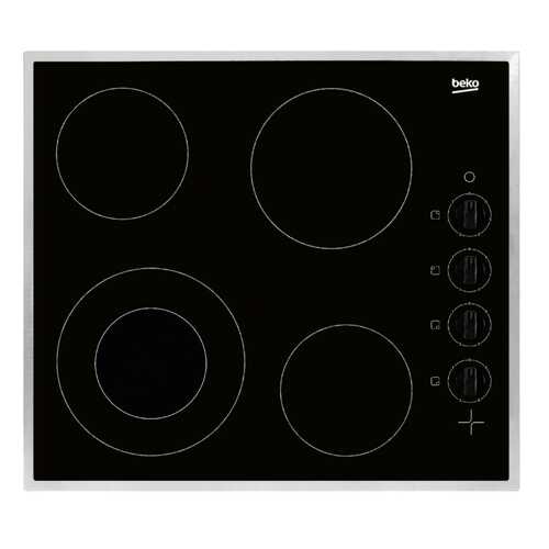 Встраиваемая варочная панель электрическая Beko HIC 64101 X Black в Ноу-Хау