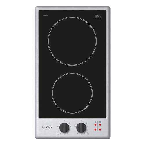 Встраиваемая варочная панель электрическая Bosch PKE345CA1 Silver/Black в Ноу-Хау
