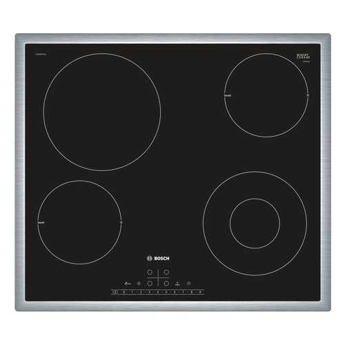 Встраиваемая варочная панель электрическая Bosch PKF645FP1G Black в Ноу-Хау