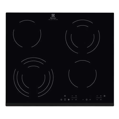 Встраиваемая варочная панель электрическая Electrolux CPE6433KF Black в Ноу-Хау