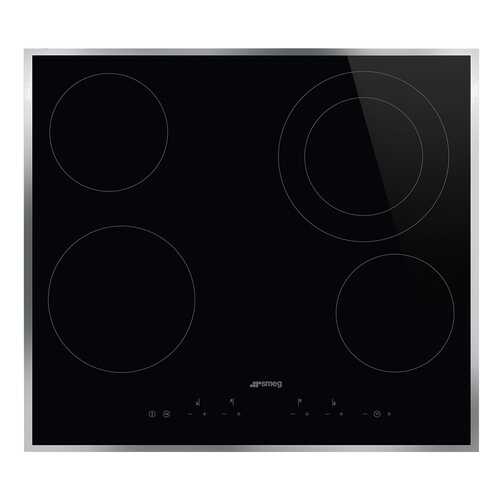 Встраиваемая варочная панель электрическая Smeg SE364ETFX Black в Ноу-Хау