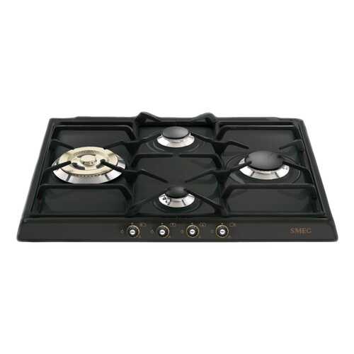 Встраиваемая варочная панель газовая Smeg SR764AO Black в Ноу-Хау