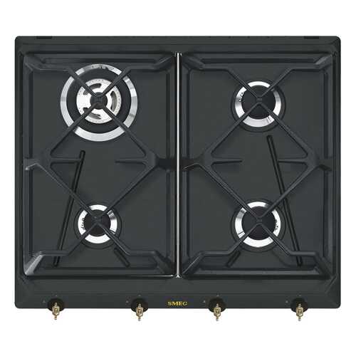 Встраиваемая варочная панель газовая Smeg SRV 864 AOGH Black в Ноу-Хау