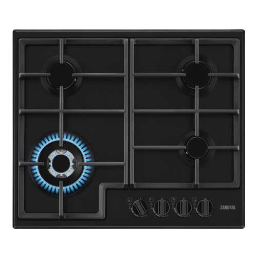Встраиваемая варочная панель газовая Zanussi GPZ363SB Black в Ноу-Хау