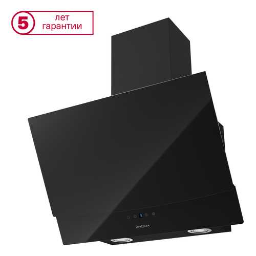 Вытяжка наклонная KRONAsteel Alva 600 S Black в Ноу-Хау