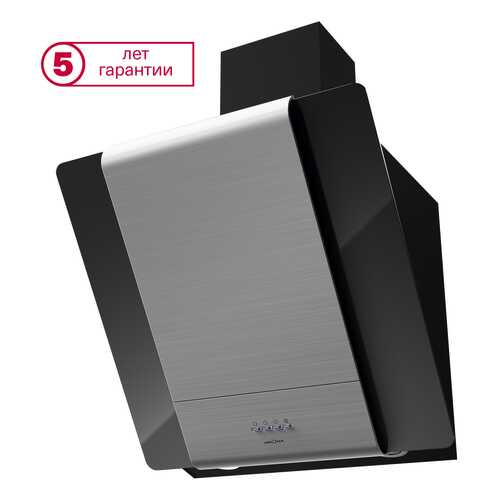 Вытяжка наклонная KRONAsteel Talli 3P 600 Silver/Black в Ноу-Хау
