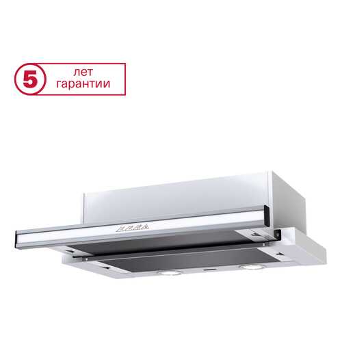 Вытяжка встраиваемая KRONAsteel Paola 600 Silver/White в Ноу-Хау